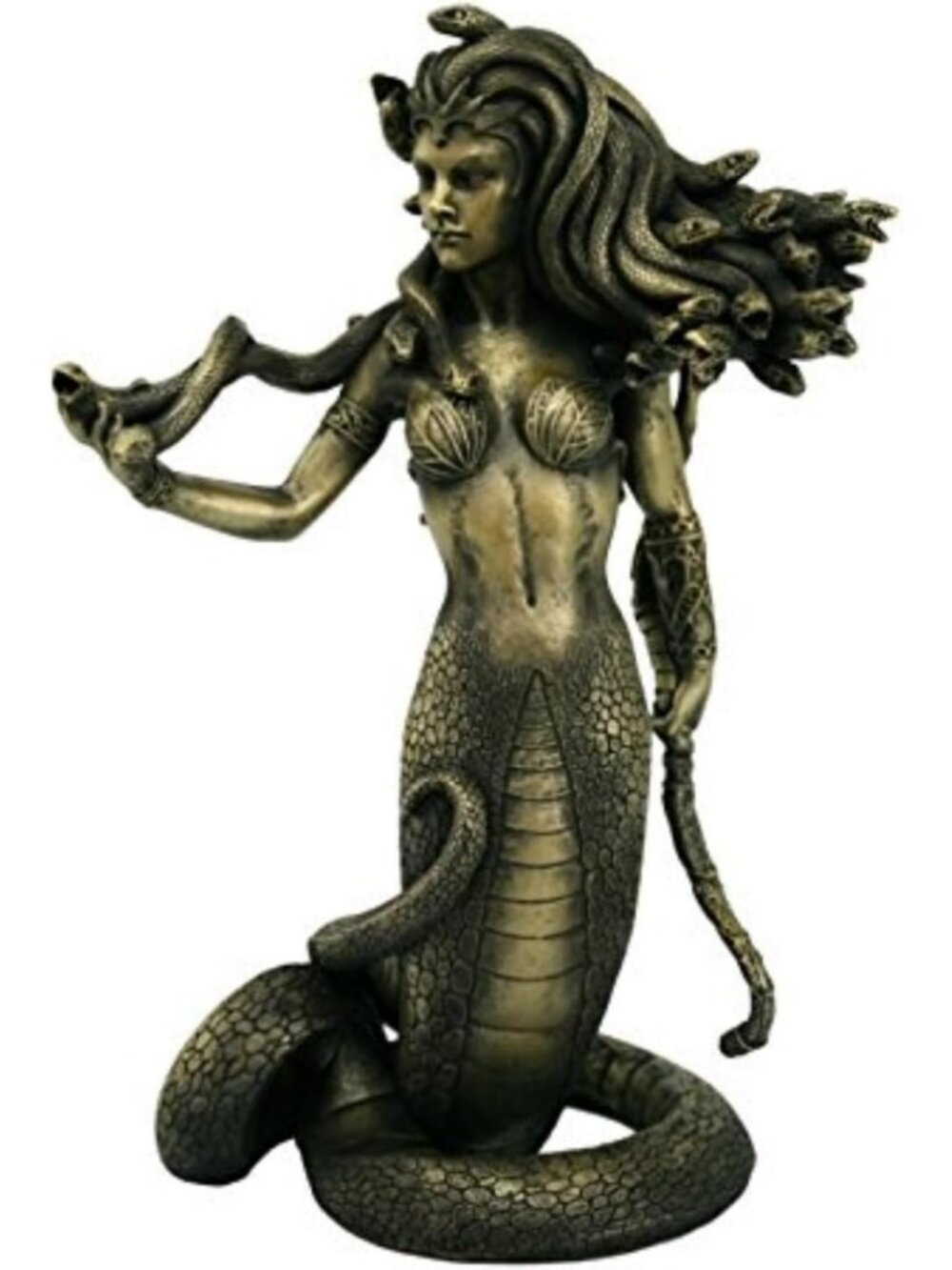 Pacific Giftware The Temptation of Medusa Collectible Figurine in Faux Antique